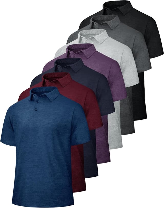 Thumbnail 6 de BOOJO 5 Pack Polo Shirts for Men
