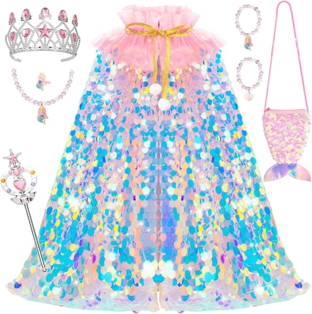 Detalle de Meland Princess Dress Up 11Pc Mermaid Set
