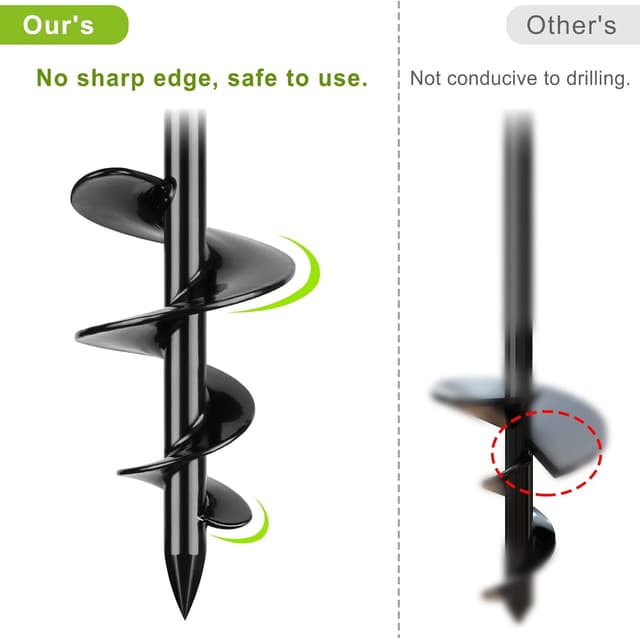 Thumbnail 6 de SELEWARE Dog Tie Out Stake Outdoor Anti-Rust Ground Anchor for Large Dogs up to 220 lbs