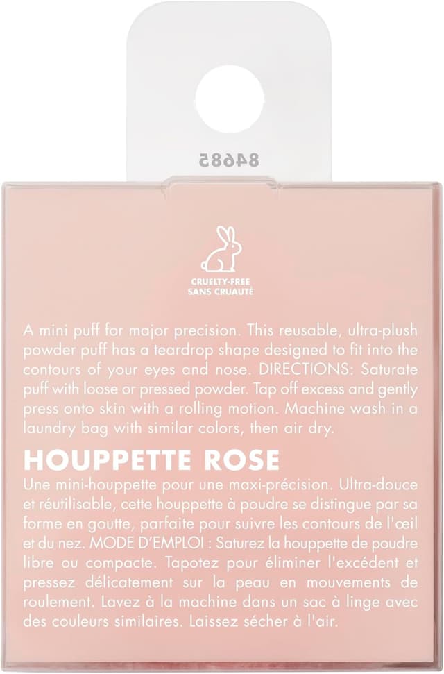 Detalle 2 de e.l.f. Halo Glow Pinkie Puffs (set da 3) mini soffio per polveri, misura delle dita, morbidi e lavabili