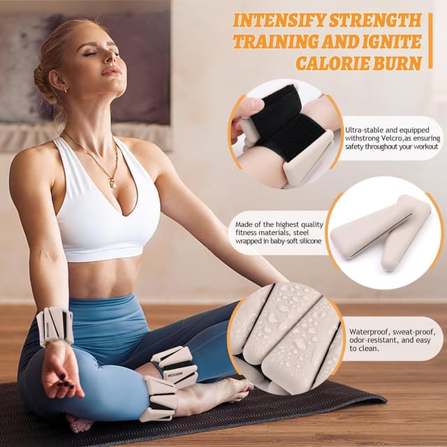 Detalle de BECOJADDE Ankle Weights 2-Pack ⚖