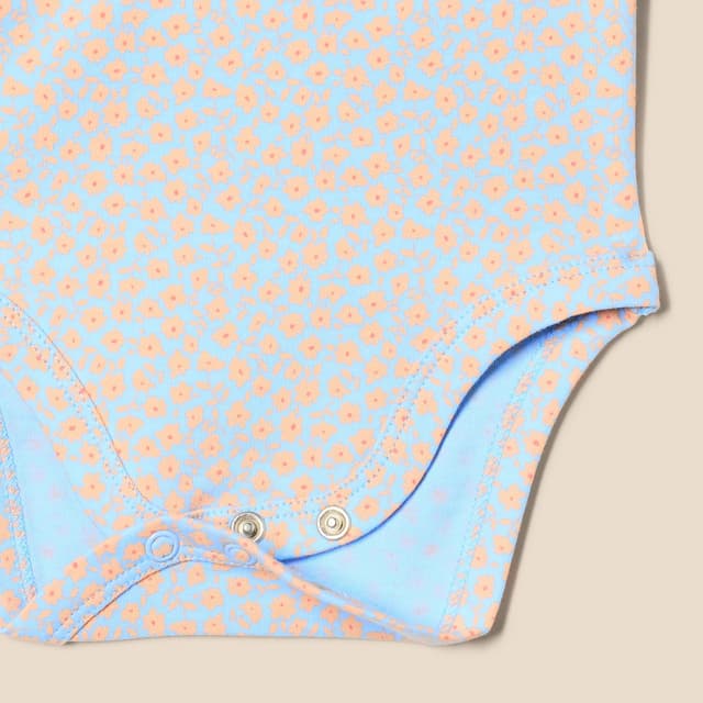 Detalle 2 de Baby Mädchen Kurzarmkleid im 3er-Pack