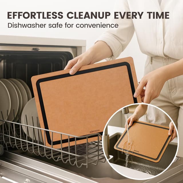 Thumbnail 5 de Kikcoin 3-Piece Wood Cutting Board Set ⚙