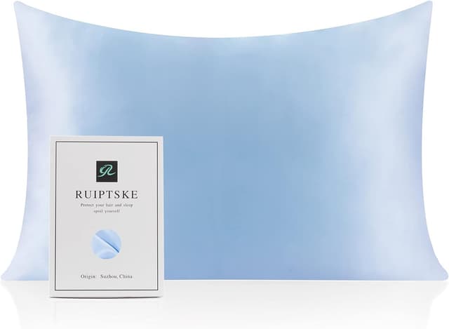 Detalle de Federa in seta naturale 22 momme 50x75