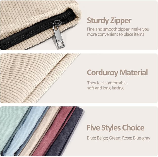 Detalle 2 de MAANGE Schminktasche Cord Beige 8,89