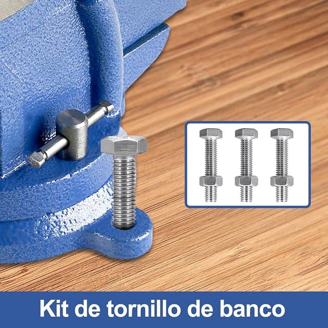 Thumbnail 5 de HYCHIKA Tornillo de banco 152 mm, hierro fundido 🛠