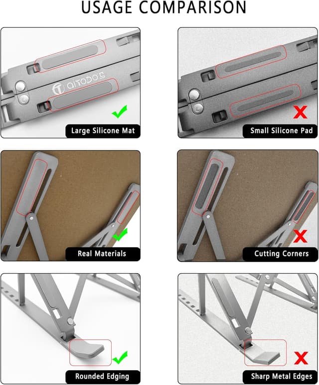 Thumbnail 5 de AITODOS TA Support ordinateur portable 6 positions