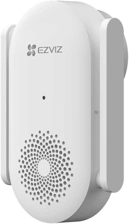 Detalle de EZVIZ Wi‑Fi Chime Indoor CH1 – Plug‑in audible doorbell chime with adjustable 0–72 dB volume, 20 ringtones and app control