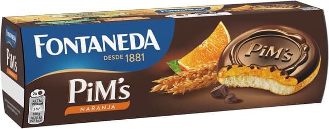 Thumbnail 1 de LU Pim's Galletas de Bizcocho con Naranja y Chocolate 🍊🍫 150g