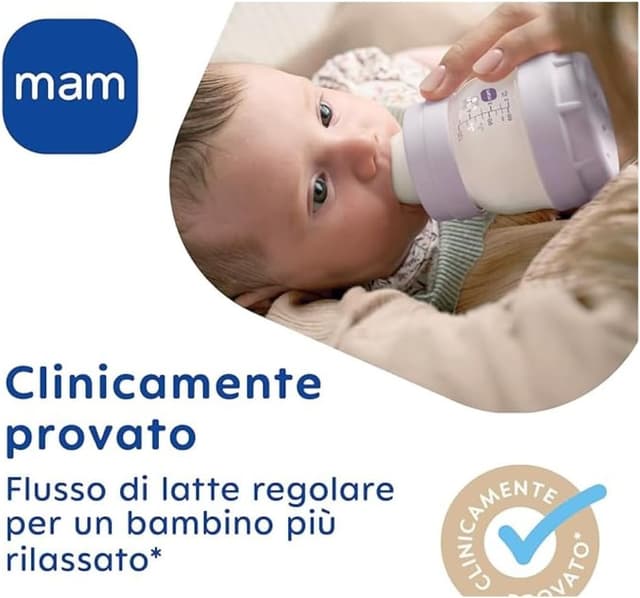 Detalle 2 de Biberon anticolica Easy Start 320 ml MAM