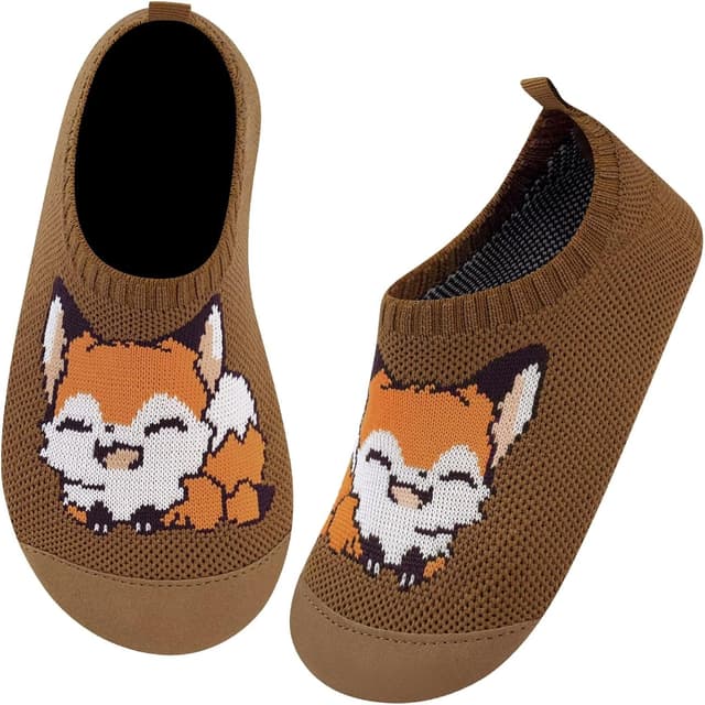 Detalle de Kyopp Hausschuhe für Kinder – atmungsaktive, rutschfeste Barfußschuhe als Lauflernhilfe