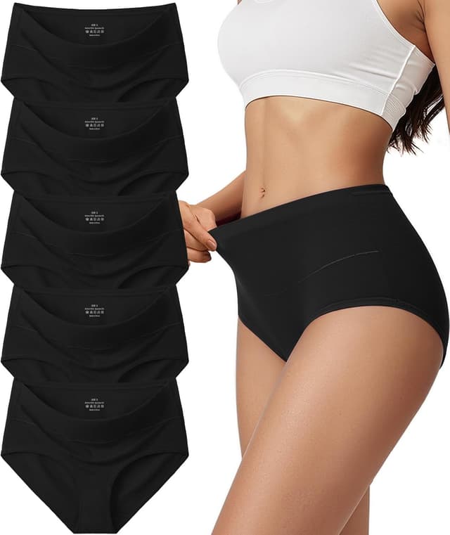 Thumbnail 6 de Vevmon Cotton High-Waisted Briefs 5 Pack 🩲