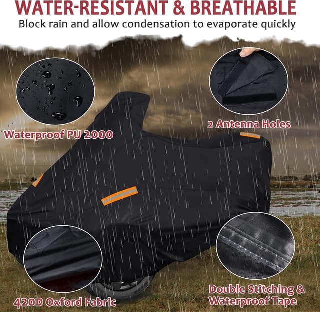 Detalle de StarknightMT Spyder Full Cover (Waterproof) for Can-Am Spyder RT/RT Limited 2010–2019