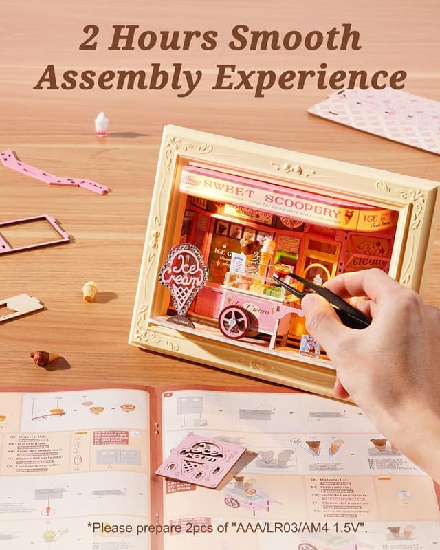 Thumbnail 4 de Rolife Sweet Scoopery DIY Miniature Kit