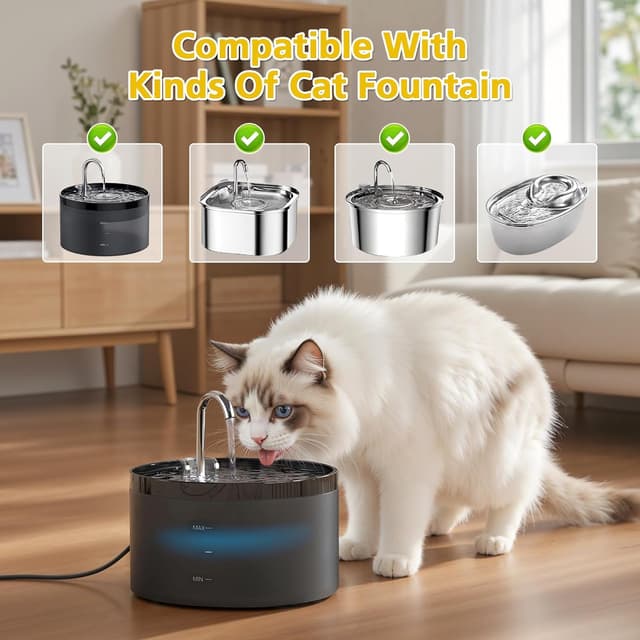 Detalle 2 de VILLAPOOL cat fountain filters 20 pack