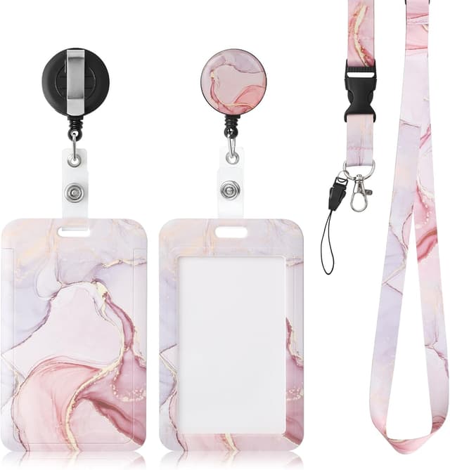 Imagen de AiQInu Porta Badge da Collo 50 cm Rosa en OfertitasTOP