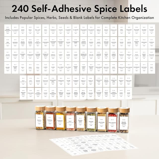 Thumbnail 6 de EDELHAUS Square Spice Jars 4oz 🧂