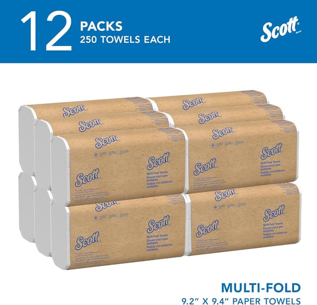 Thumbnail 1 de Scott Professional Universal Multifold Paper Towels 3000 sheets 🧻