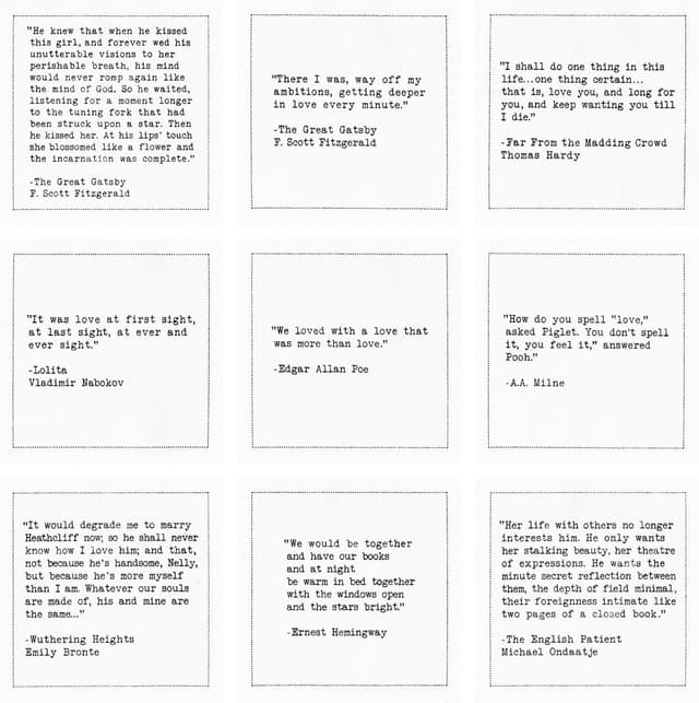 Detalle 2 de Five Star Napkins Romantic Quotes 50 napkins