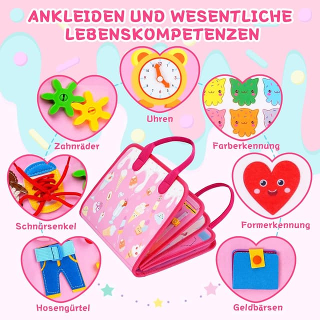 Detalle 2 de Uilfsur Busy Board Eiscreme ab 1 Jahr