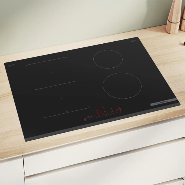 Detalle de Bosch PVS731HC1E placa de inducción 70 cm