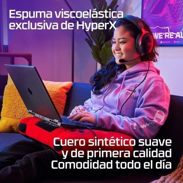 Detalle 2 de HyperX Cloud III Auriculares gaming multiplataforma rojo/negro