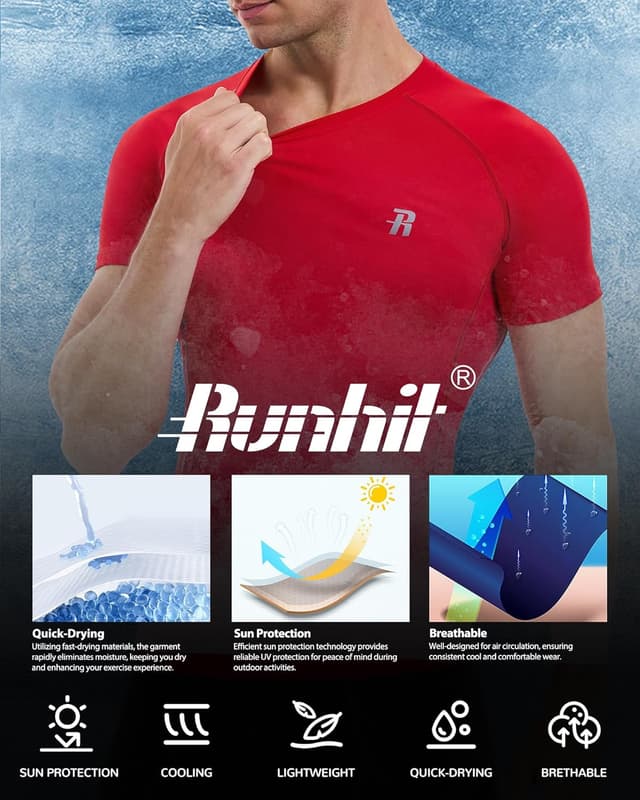 Detalle 1 de Runhit Compression Base Layer Top, 1/3 Pack