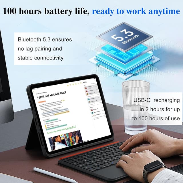 Detalle de WIWU iPad keyboard case, 11 inch