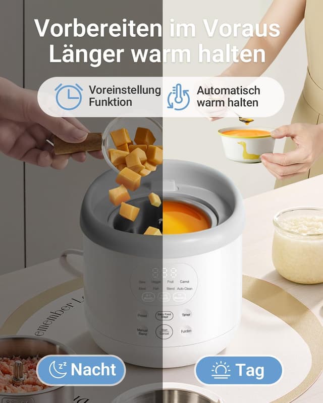 Thumbnail 4 de Bear Baby NutriEase AllStage Edelstahl AllStage Baby-Food Maker