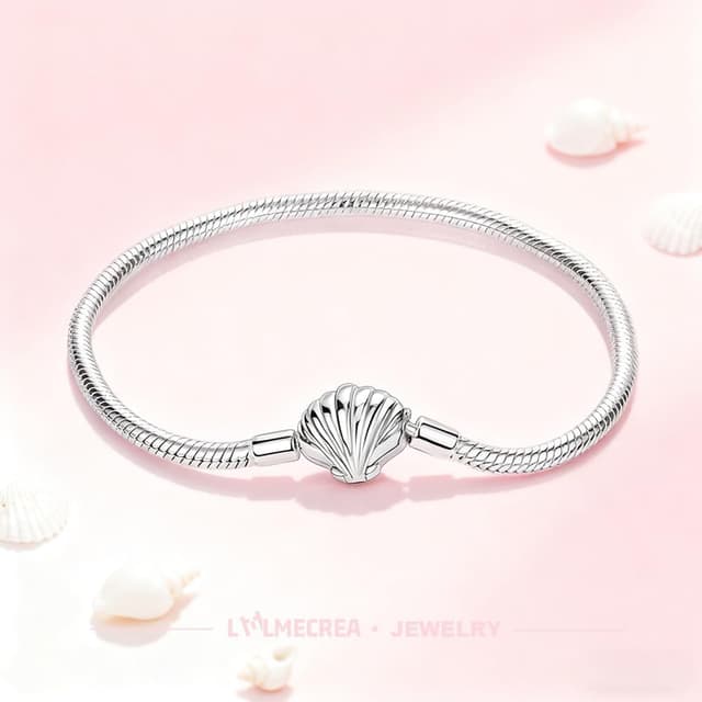 Detalle de LMLMECREA Damen Charm Armband 925 17–21 cm