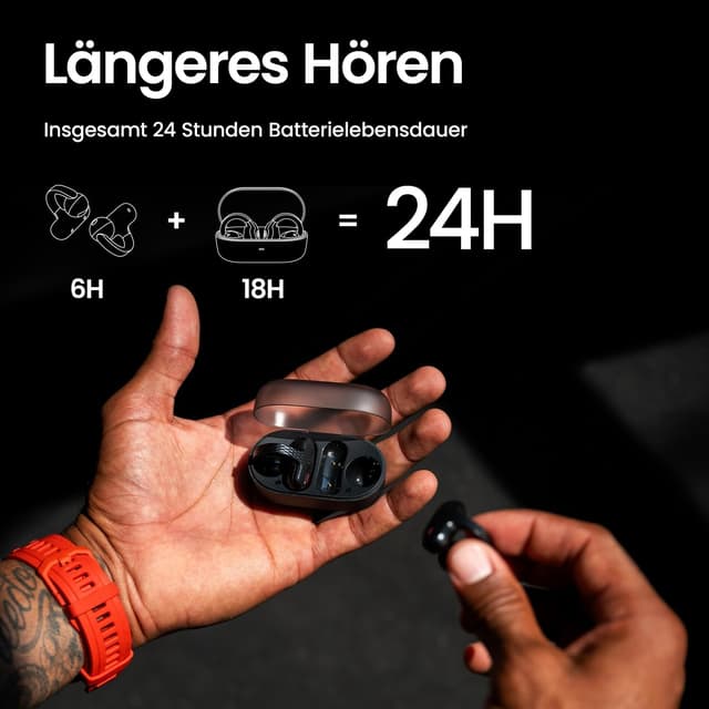 Thumbnail 6 de Amazfit Up Bluetooth-Kopfhörer (Open-Ear) mit Touch-Steuerung, IPX4, KI-Rauschunterdrückung