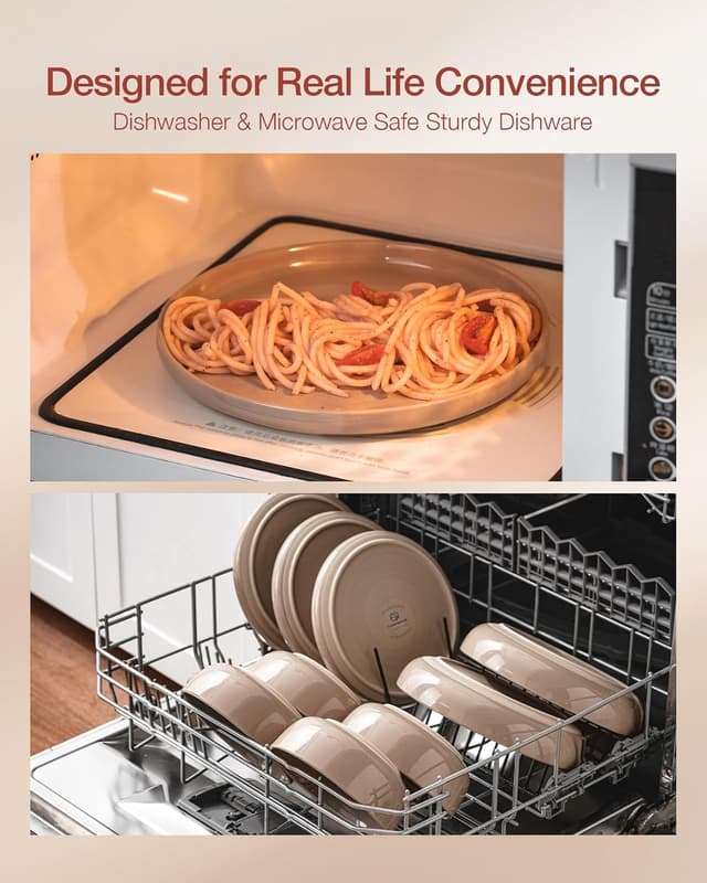 Detalle 2 de Famiware Milkyway 24-Piece Dinnerware Set for 8 🍽