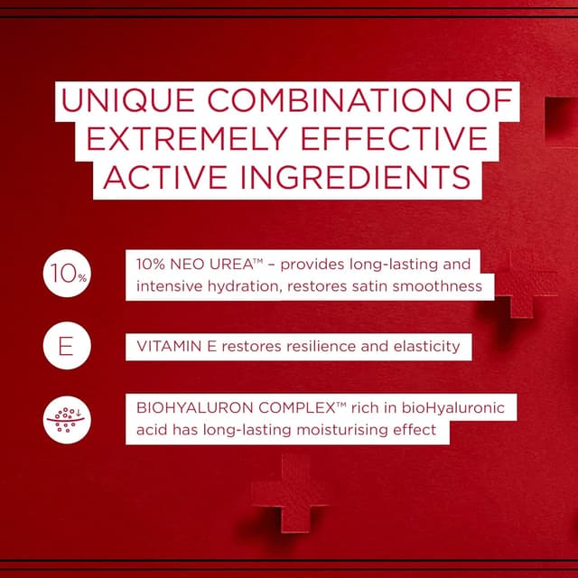 Detalle 2 de Eveline Cosmetics Extra Soft SOS 10% Urea Intensiv Gesichts- & Körpercreme mit bioHYALURON PLUS Complex (175 ml)