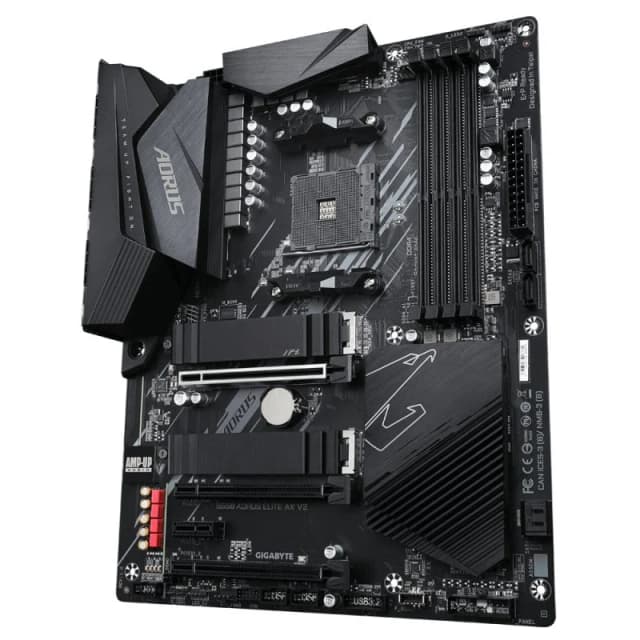 Detalle de Gigabyte B550 AORUS ELITE AX V2 placa base