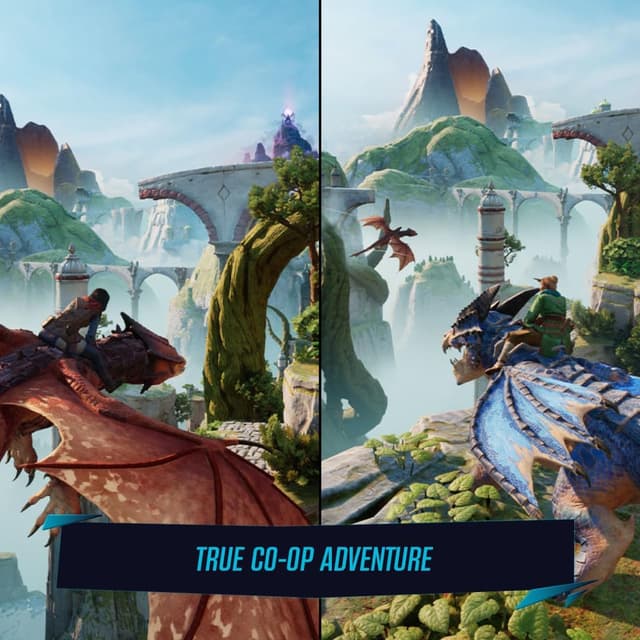 Detalle de Split Fiction for Xbox Series X (Disc) — English co-op split-screen adventure game