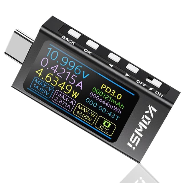 Detalle de Heemol USB Tester 3.3 bis 40 V USB C