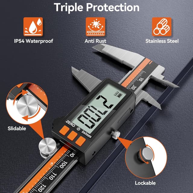 Thumbnail 4 de Preciva Digital Vernier Caliper 150mm USB-C