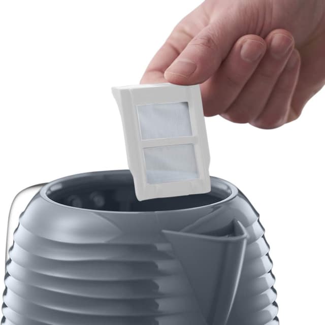 Detalle de Russell Hobbs Bouilloire électrique Design & Performance Inspire Gris 1,7 L 2400 W (24363-70)