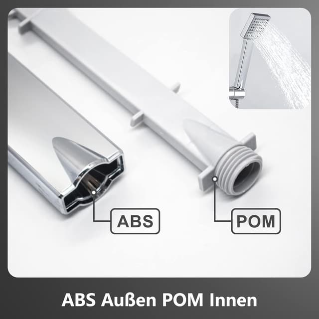 Thumbnail 3 de JOHO Edelstahl Regendusche Set 20×20 cm