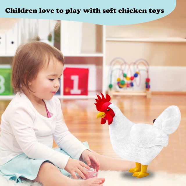 Detalle 1 de lilizzhoumax Cuddy Hen plush toy 15 inch