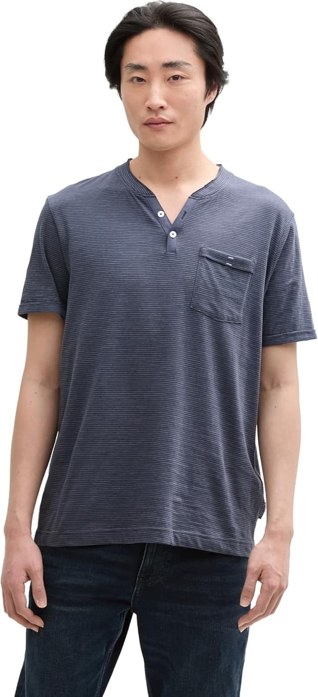 Detalle 2 de Tom Tailor 1046721 T-Shirt da uomo a maniche corte