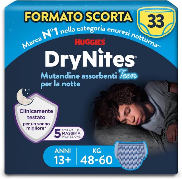 Thumbnail 4 de Huggies Drynites Pannolini mutandine 52 pz