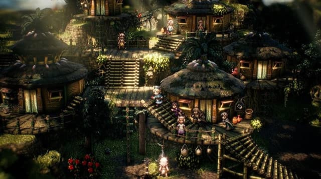 Detalle de Octopath Traveler II, RPG táctico para PC y consolas