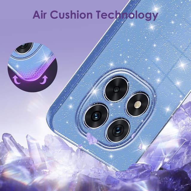 Detalle 2 de Eherui Glitzer Hülle für Redmi Note 14 Pro 5G