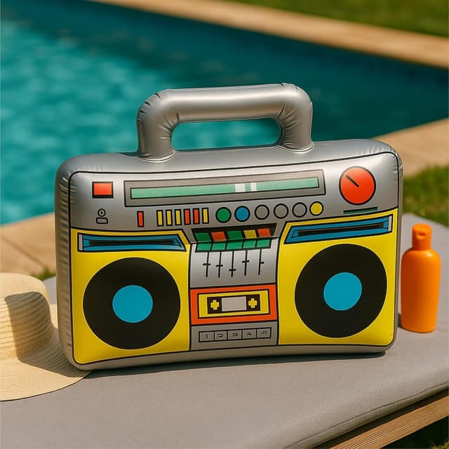 Thumbnail 3 de Radio gonflable ghetto blaster 75 cm