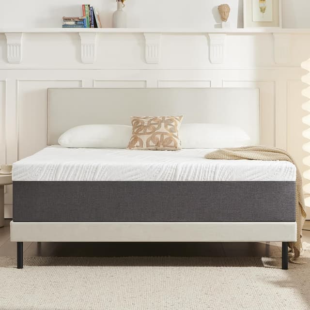 Detalle 2 de Twirest 15cm Single Mattress with Gel Memory Foam, Anti-mite Cover & Removable Cover (90x190x15cm)