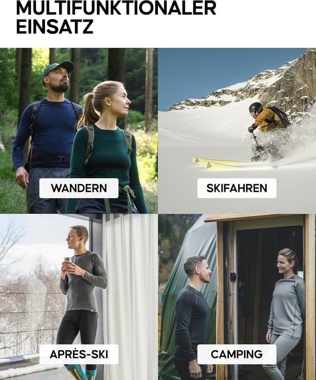 Thumbnail 1 de DANISH ENDURANCE Merino Thermounterhose 180 g/m²