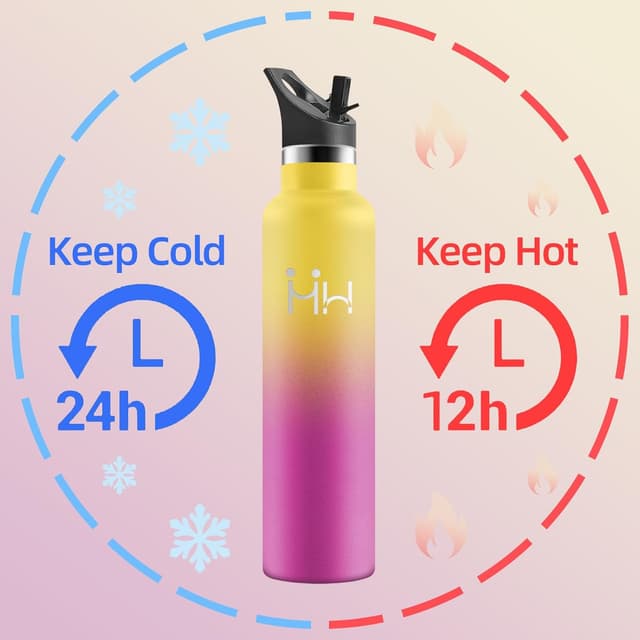 Thumbnail 3 de Motswedi Gourde Isotherme 1l avec paille et poignée 🥤