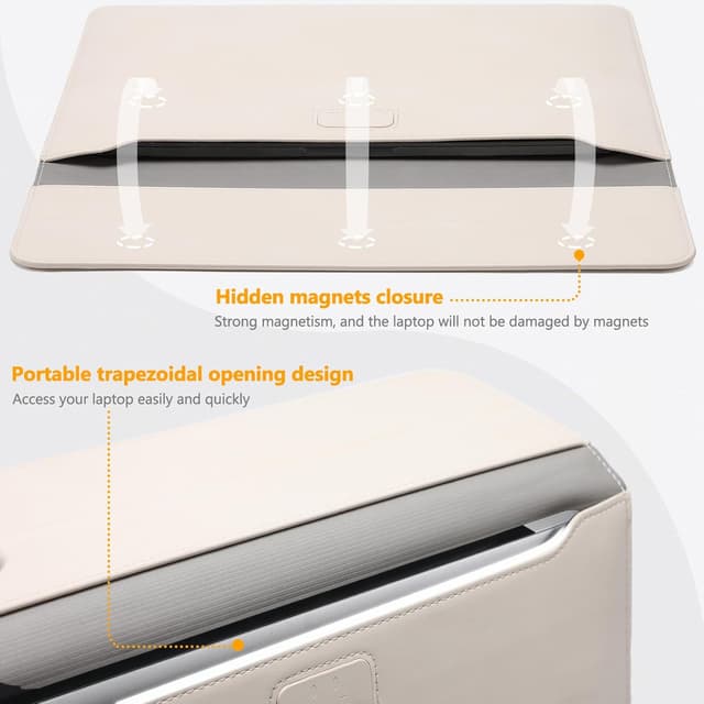 Detalle de 13 Inch Laptop Case Sleeve with Stand