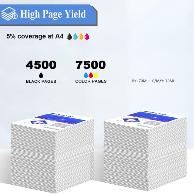 Detalle 1 de EPSON 104 Tintenpatronen kompatibel 4er Pack